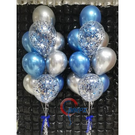 Ярусный фонтан из 10 шаров