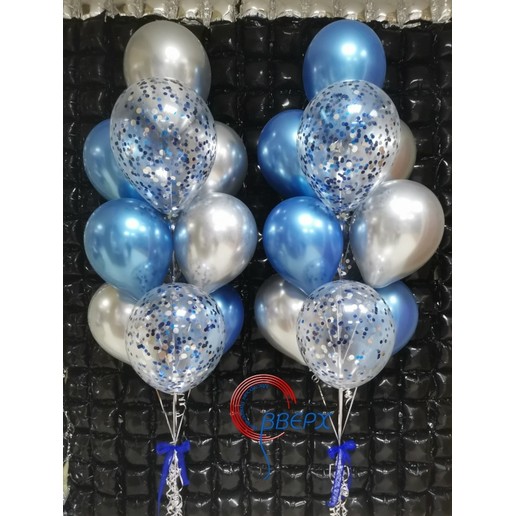 Ярусный фонтан из 10 шаров