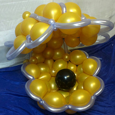 Ракушка из шаров, 1200 рублей